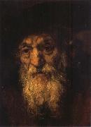 REMBRANDT Harmenszoon van Rijn, Portrait of an Old Jew